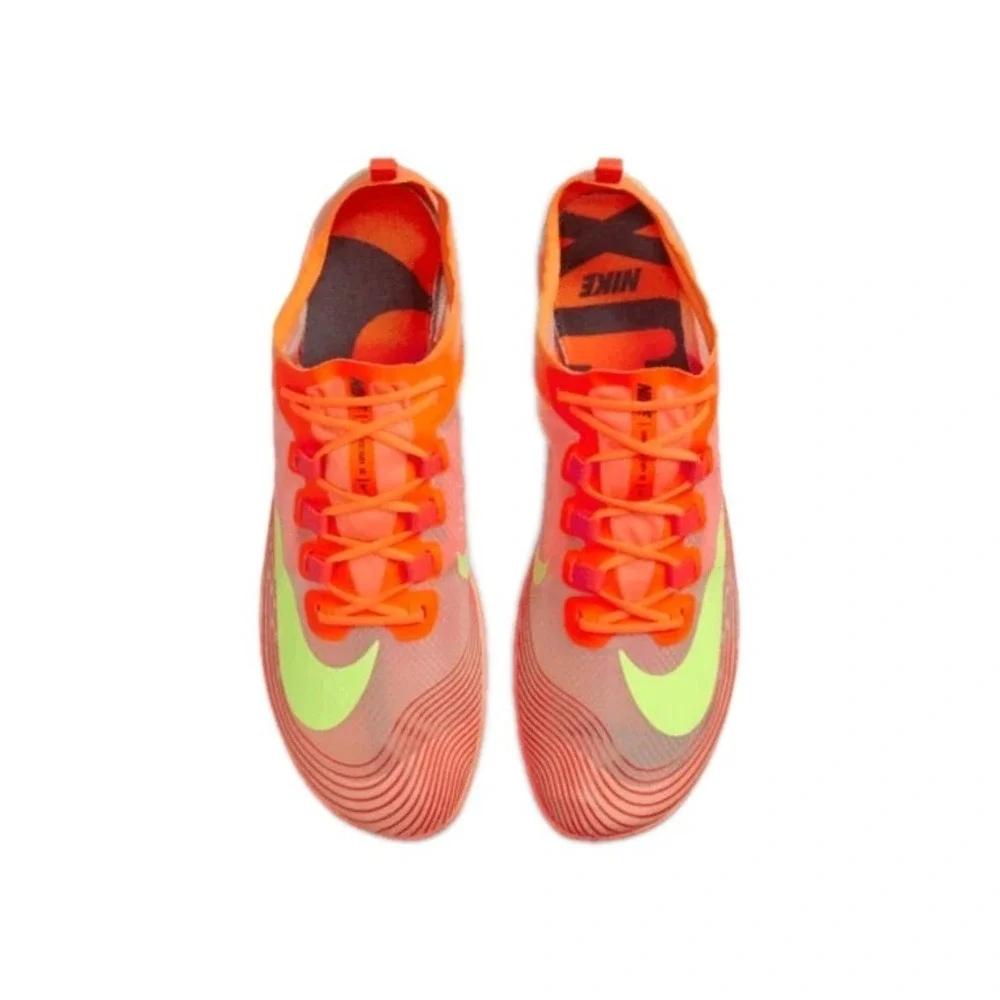 Nike Zoom Victory Waffle 5 Track Shoes Men's‎ 12.5 Orange Yellow AJ0846-801